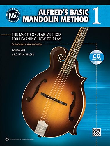 9780739086124: Alfred's Basic Mandolin Method 1: The Most Popular Method for Learning How to Play, For fIndividual or Class Instruction