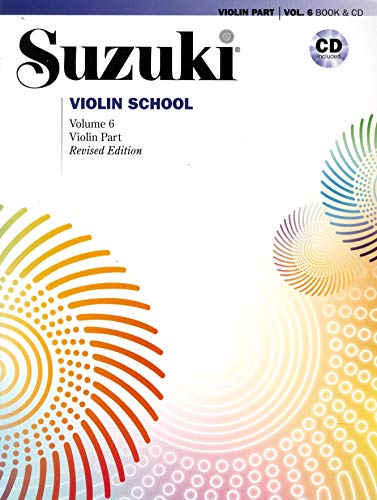 9780739088920: Suzuki violin school volume 6 revised edition violin book/cd +cd