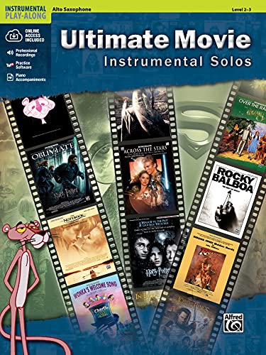 Stock image for Ultimate Movie Instrumental Solos: Alto Sax, Book Online Audio/Software/PDF (Ultimate Pop Instrumental Solos Series) for sale by Zoom Books Company