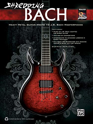 9780739092569: Shredding Bach: Heavy Metal Guitar Meets 10 J. S. Bach Masterpieces, Book, CD & DVD (Shredding Styles) - 9780739092569