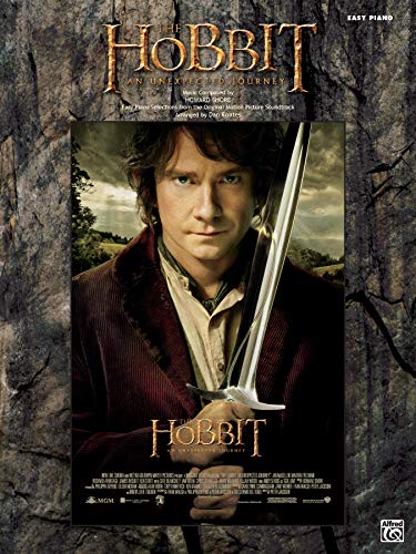 Imagen de archivo de The Hobbit -- An Unexpected Journey: Sheet Music Selections from the Motion Picture (Easy Piano) a la venta por Half Price Books Inc.