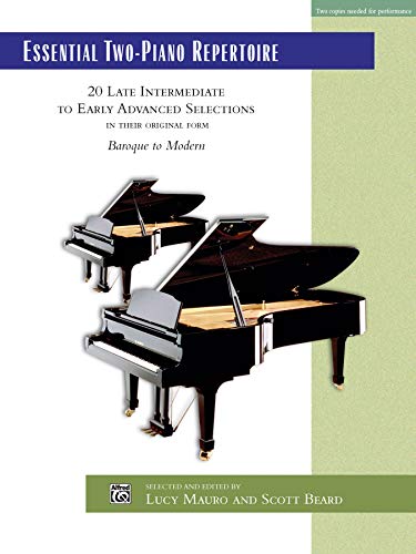 Stock image for Essential Two-Piano Repertoire: 20 Late Intermediate to Early Advanced Selections in Their Original Form, Comb Bound Book (Alfred Masterwork Edition: Essential Keyboard Repertoire) for sale by Good Buy 2 You LLC
