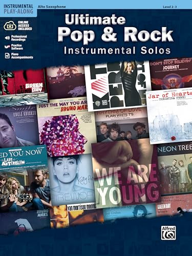 Imagen de archivo de Ultimate Pop & Rock Instrumental Solos: Alto Sax, Book & Online Audio/Software/PDF (Ultimate Pop Instrumental Solos Series) a la venta por BooksRun