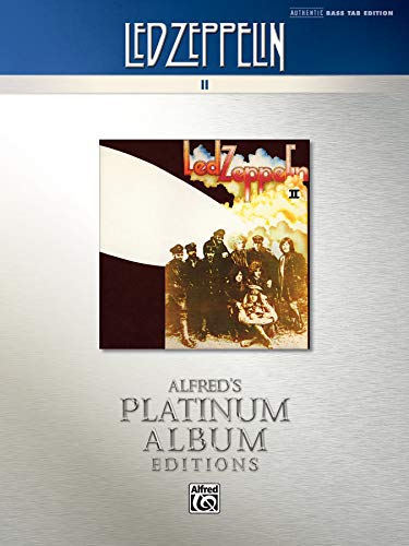 Beispielbild fr Led Zeppelin -- II Platinum Bass Guitar : Authentic Bass TAB zum Verkauf von Better World Books