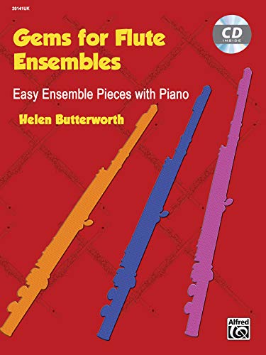 9780739096796: Gems for Flute Ensembles (with CD): Easy Ensemble Pieces with Piano, Book & Online Audio