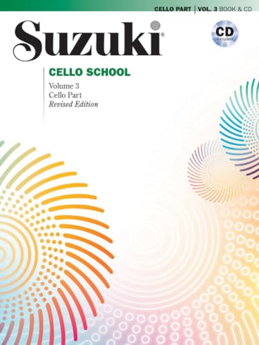 9780739097113: Suzuki cello school volume 3 2014 revised edition cello book/cd +cd: Cello Part, Book & CD