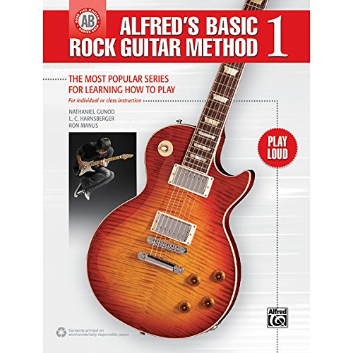 Imagen de archivo de Alfred's Basic Rock Guitar Method, Bk 1: The Most Popular Series for Learning How to Play (Alfred's Basic Guitar Library, Bk 1) a la venta por BooksRun