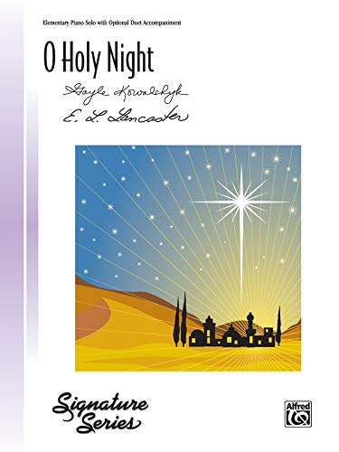 Imagen de archivo de O Holy Night : Sheet a la venta por Better World Books