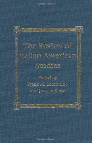 Imagen de archivo de The Review of Italian American Studies a la venta por ZBK Books