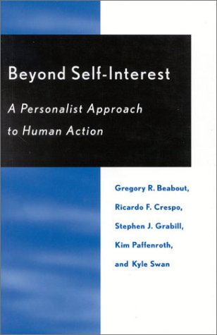 Imagen de archivo de Beyond Self-Interest a la venta por dsmbooks