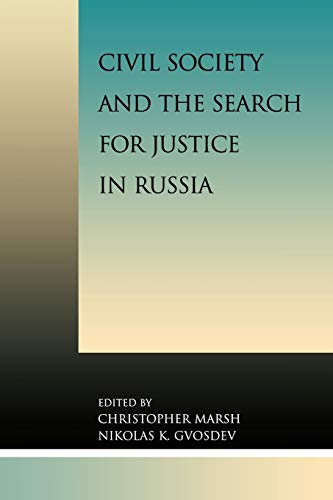 Beispielbild fr Civil Society and the Search for Justice in Russia zum Verkauf von medimops