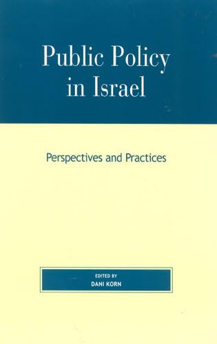 9780739103951: Public Policy in Israel: Perspectives and Practices