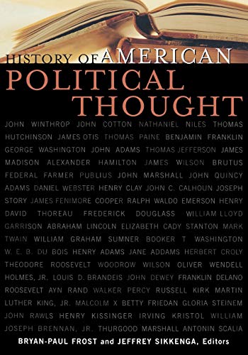 Beispielbild fr History of American Political Thought zum Verkauf von Better World Books