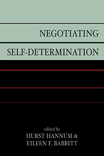 9780739114339: Negotiating Self-Determination