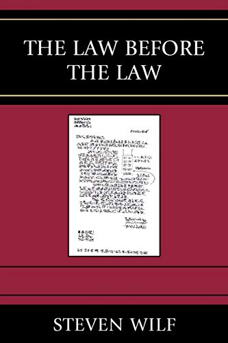 Imagen de archivo de The Law Before the Law (Graven Images) a la venta por Michael Lyons