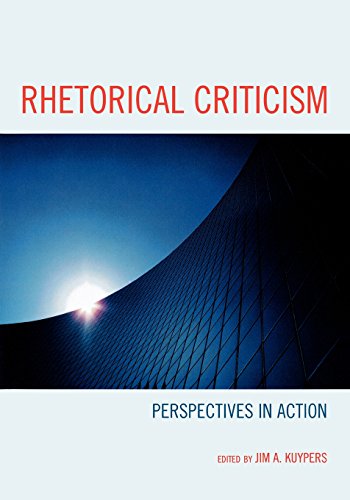 Imagen de archivo de Rhetorical Criticism: Perspectives in Action (Lexington Studies in Political Communication) a la venta por Indiana Book Company