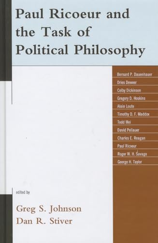 Stock image for Paul Ricoeur and the Task of Political Philosophy (Studies in the Thought of Paul Ricoeur) for sale by Michael Lyons