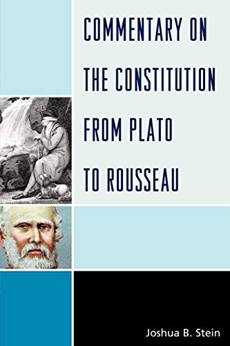 Imagen de archivo de Commentary on the Constitution from Plato to Rousseau a la venta por Chiron Media