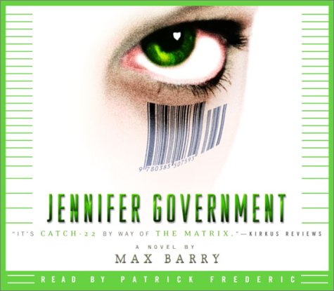 Beispielbild fr Jennifer Government: A Novel zum Verkauf von The Media Foundation