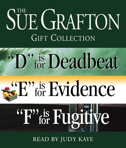 Beispielbild fr Sue Grafton DEF Gift Collection: "D" Is for Deadbeat, "E" Is for Evidence, "F" Is for Fugitive (A Kinsey Millhone Novel) zum Verkauf von Ergodebooks