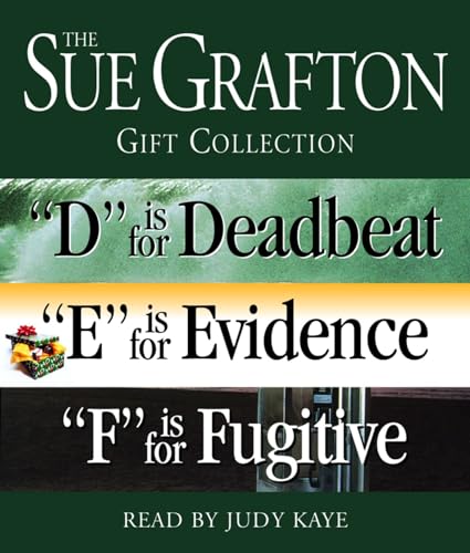 Imagen de archivo de Sue Grafton DEF Gift Collection: "D" Is for Deadbeat, "E" Is for Evidence, "F" Is for Fugitive (A Kinsey Millhone Novel) a la venta por Ergodebooks