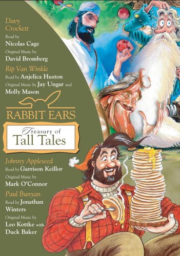 9780739336502: Rabbit Ears Treasury of American Tall Tales: Davy Crockett, Rip Van Winkle, Johnny Appleseed, Paul Bunyon