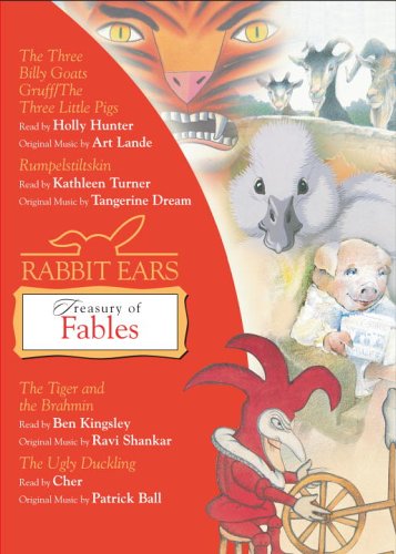 Imagen de archivo de Rabbit Ears Treasury of Fables and Other Stories: The Three Little Pigs/The Three Billy Goats Gruff, Rumpelstiltskin, The Tiger and the Brahmin, The Ugly Duckling a la venta por Goodwill Books