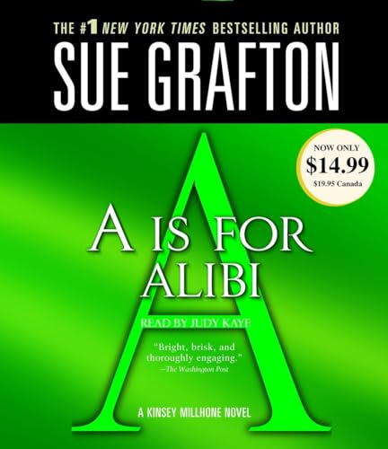 Imagen de archivo de A Is for Alibi (A Kinsey Millhone Novel) a la venta por Half Price Books Inc.