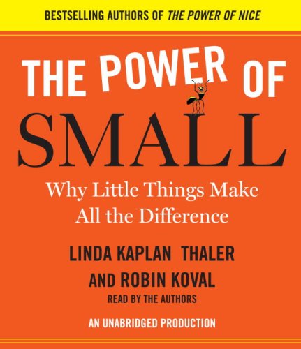 Imagen de archivo de The Power of Small: Why Little Things Make All the Difference a la venta por SecondSale