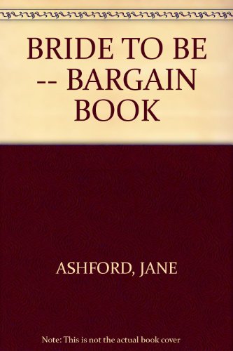 Imagen de archivo de Bride to Be (Bargain Book) a la venta por Wonder Book