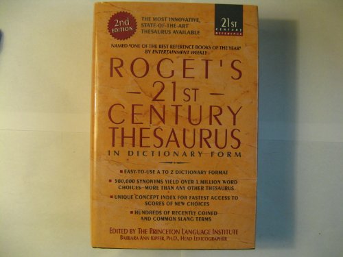 Imagen de archivo de Roget's 21st Century Thesaurus (Second Edition) In Dictionary Form a la venta por ThriftBooks-Dallas