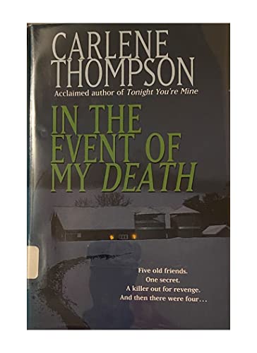 Stock image for In the Event of My Death for sale by Better World Books