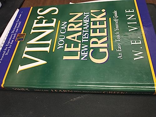 Stock image for Vine's You Can Learn New Testament Greek for sale by Heisenbooks