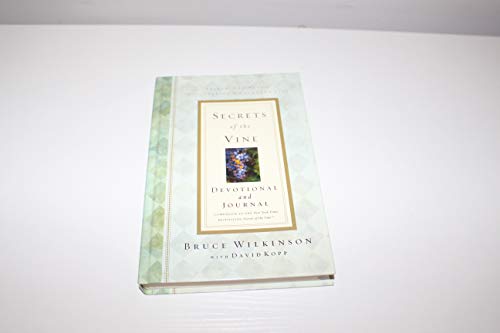 Beispielbild fr Secrets of the Vine Devotional and Journal zum Verkauf von ThriftBooks-Reno