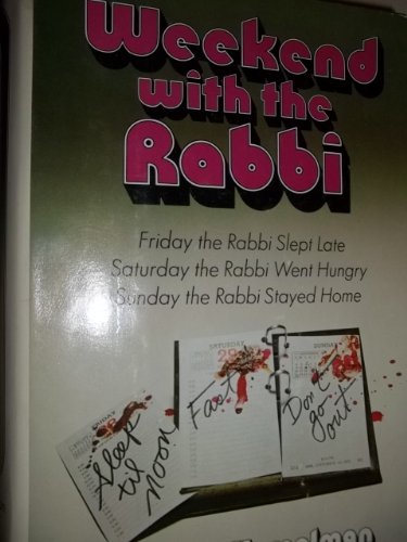 Beispielbild für Weekend with the rabbi zum Verkauf von SecondSale