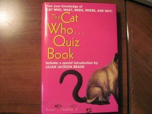 Beispielbild fr CAT WHO . . .QUIZ BOOK, THE [Hardcover] zum Verkauf von ThriftBooks-Atlanta