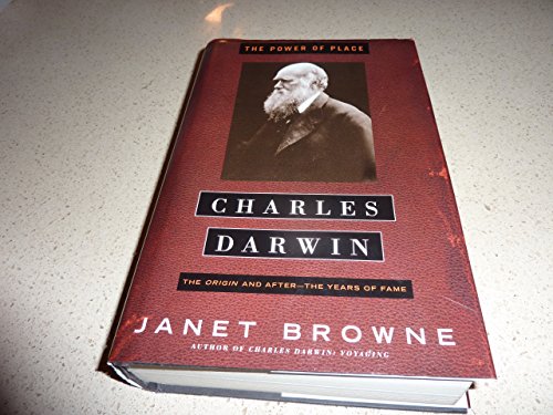 Beispielbild fr Charles Darwin the Power of Place, Vol II of a Biography zum Verkauf von HPB-Red