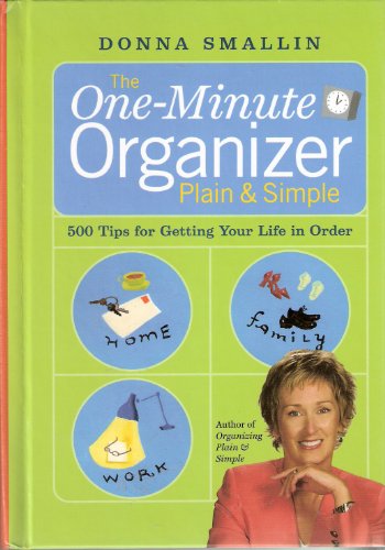 Beispielbild fr The One-Minute Organizer Plain&Simple zum Verkauf von SecondSale