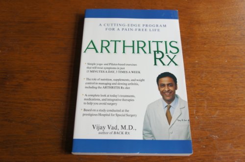 Beispielbild fr Arthritis RX : A Cutting-Edge Program for a Pain-Free Life zum Verkauf von Better World Books