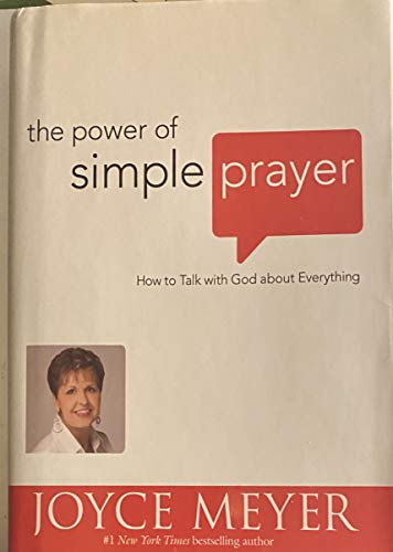 Stock image for The Power of Simple Prayer (LARGE PRINT) for sale by Once Upon A Time Books