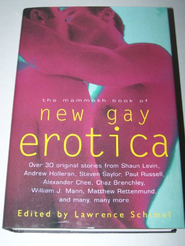 Beispielbild fr The mammoth book of new gay erotica zum Verkauf von SecondSale