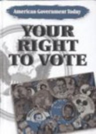 Imagen de archivo de Your Right to Vote a la venta por Better World Books