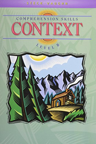 9780739826348: Comprehension Skill Books: Level B Context (Steck-vaughn Comprehension Skill Books)