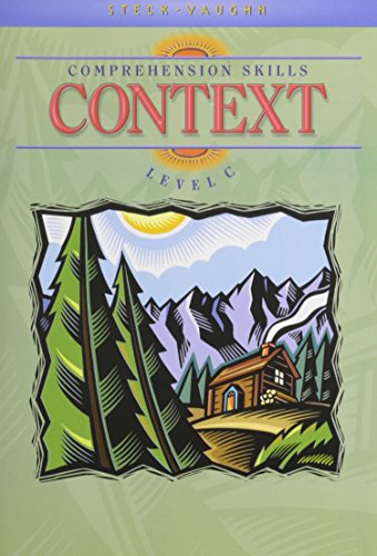 9780739826409: Steck-Vaughn Comprehension Skill Books: Student Edition Context Context: Level C Context