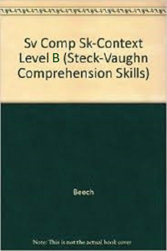 Comprehension Skill Books: Teacher's Guide Complete Set Level B (Steck-vaughn Comprehension Skill Books) (9780739826607) by Steck-Vaughn