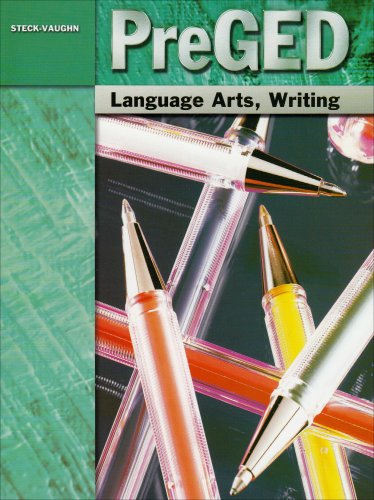 Beispielbild fr Pre-GED: Student Edition Language Arts, Writing [Paperback] STECK-VAUGHN zum Verkauf von TheJunkStore