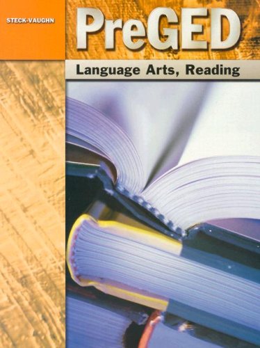 Beispielbild fr Pre-GED: Student Edition Language Arts, Reading [Paperback] STECK-VAUGHN zum Verkauf von TheJunkStore