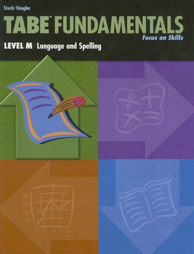 Imagen de archivo de Tabe Fundamentals: Level M, Language and Spelling a la venta por Better World Books