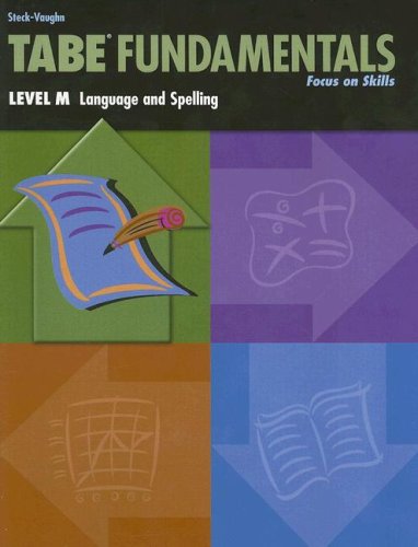 Stock image for Tabe Fundamentals: Level M, Language and Spelling for sale by Better World Books
