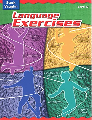 Stock image for Steck-Vaughn Language Exercises: Student Edition Grade 4 Level D for sale by Goodbookscafe